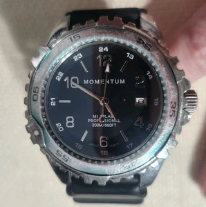 Momentum M1 Splash Pro Taucheruhr AK St Moritz Saphirglas großes Zifferblatt 200m  - Bild 1 von 15