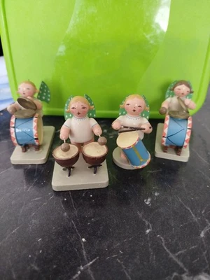 Alte originale Engel Musikgruppe von expertic 4 Stück - Bild 1 von 2