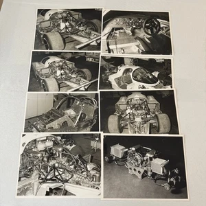 Porsche 956 Racing Car Photo Photograph Print Lot 8x Vintage - Picture 1 of 11