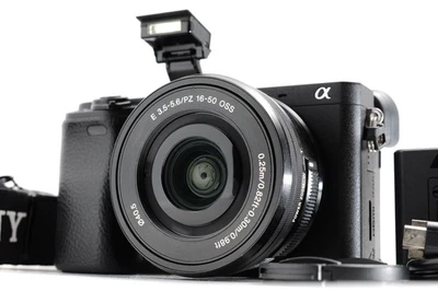 Sony Alpha A6400 Camera w/ kit Lens 16-50mm -Shutter count 22,574-Near Mint- - Image 1 of 4
