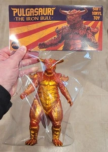 Pulgasari Mondo Toys Red Version Ltd 100 Figures Vinyl Sofubi Kaiju Movie Soft - Picture 1 of 13