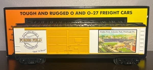 MTH RailKing O 30-74126 Pittsburgh's Forbes Field 40' Double Door Box Car NEW - Picture 1 of 13