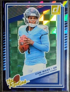 (2)2025 Panini Donruss NFL Cam Ward The Rookies & Rated Rookie Throwback Insert - Picture 1 of 4