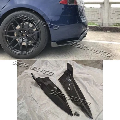 Спойлер спойлер подбородок задний бампер из настоящего углеродного волокна для Tesla Model S 2016-2021 годов выпуска - Изображение 1 из 4