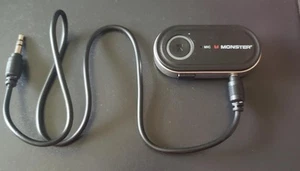 Monster Bluetooth Auxiliary Audio Receiver With Voice Control WBA9-1008-BLK - Picture 1 of 1
