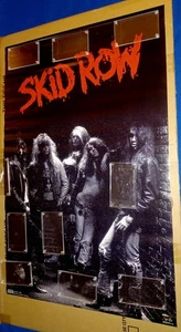 Skid Row Vintage Musik Band Glam Rock Poster Funky #3224 22,25"x 34,25" (1989)🔥 - Bild 1 von 4