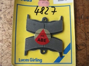 Honda CBX 550, CBX 650, VT 500 E Lucas Bremsbeläge MCB 526 - Nr. 4827 C 3 - Bild 1 von 2