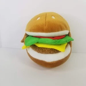Mary Meyer Food for Thought Cheeseburger Plush Toy 1997 Vintage 5" - Picture 1 of 8