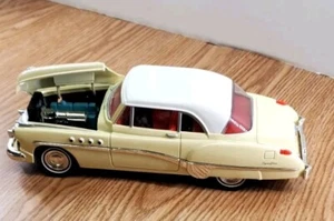 1949 BUICK RIVIERA Classic Collectible 1/64 SCALE Yellow w/ White Top - Picture 1 of 7