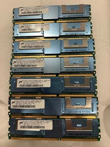 Server Memory Micron MT18HTF12872FDY-667B5D3 1GB PC2-5300 (QTY 6) - Picture 1 of 1