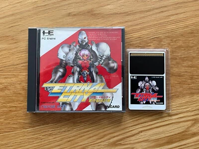 ETERNAL CITY JPN PC Engine CoreGrafx TurboGrafx Turbo Duo Masamune Shirow Action - Image 1 of 4