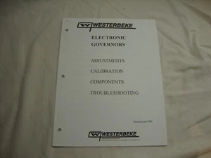 Westerbeke Electrical Governors troubleshooting guide manual generators - Picture 1 of 3