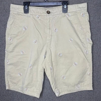 Shorts Buffalo Masculino 34 Bege Clássico Reto Frente Plana Cervejas Cheers Engraçado  - Imagem 1 de 4