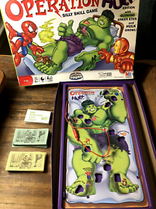 Operation Incredible Hulk Working Collectors Game Board & Replacement Parts