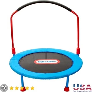 Light-Up Trampoline Kids 3ft Indoor Fun W/ Folding Handle & LED Patterns New - Picture 1 of 9