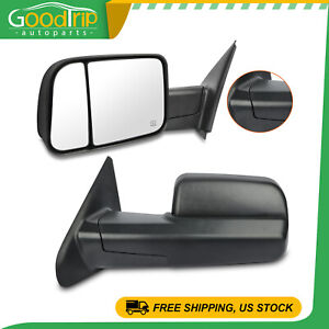 [Updated Style] For 02-08 Dodge Ram 1500 03-09 2500 3500 Power+Heated Mirrors