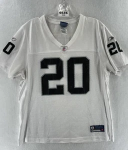 Reebok On Field NFL Oakland Raiders Darren McFadden #20 Women's Jersey Sz L Vtg - Picture 1 of 12