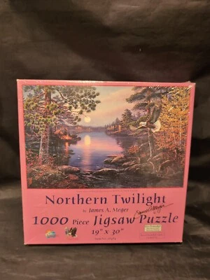 Sunsout James Meger 1000 Piece Puzzle Northern Twilight 19”x30” Sealed - Image 1 of 2