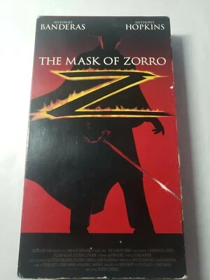 THE MASK OF ZORRO - VHS 1998 - BANDERAS - HOPKINS - TRI STAR - Image 1 of 2