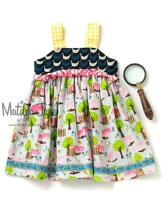 NEW Matilda Jane Platinum Hometown Lulu Top size 12 NWOT Piglets Piggies Pigs - Picture 1 of 7