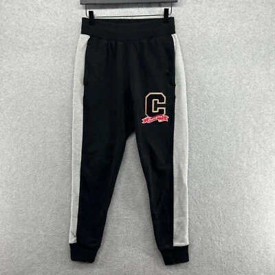 Champion Sweatpants Womens Small Black Gray Reverse Weave Pull On Tapered Jogger - Image 1 of 4