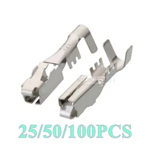 KET Automotriz 2.8mm Cableado Eléctrico Crimpado Hembra Enchufe Pin Terminales Contacto - Imagen 1 de 2