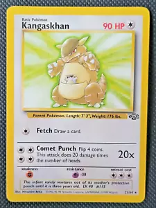 Pokemon WOTC Card - Kangaskhan - Jungle Set - Non-Holo Rare - 21/64 - NM - Picture 1 of 2