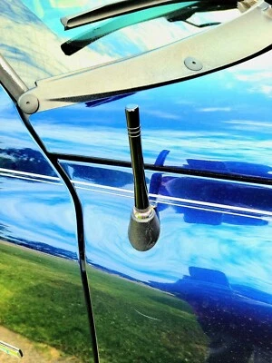 4 inch " Short Black Aluminum Antenna Mast Rod AM/FM for DODGE DAKOTA 1997-2011 - Image 1 of 4