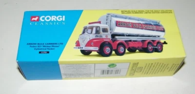 Corgi 13701 Foden S21 "Mickey Mouse" Cylindrical Tanker Arrow Bulk Hull 1/50 NEW - Image 1 of 4