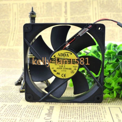 100% Test 1pc ADDA AD1212LB-A71GL 12v 0.24A 12CM 12025 Cooling Fan - Image 1 of 2