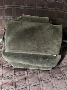 Anthropologie Reid Faux Suede Green Convertible Backpack Handbag - Picture 1 of 12