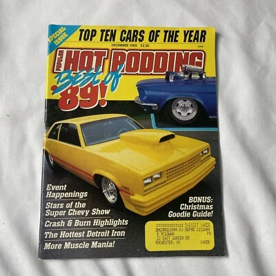 1989 Dec Popular Hot Rodding Magazine Super Chevy Show (MH431) - Image 1 of 3