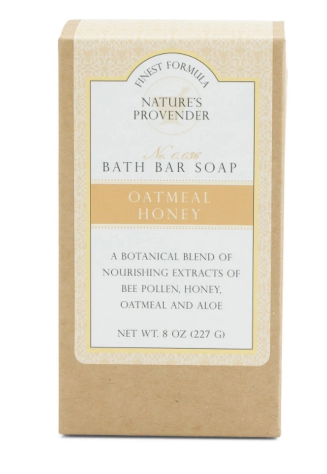 Sabonete de banho Nature’s Provender - Aveia e mel - Sabonete em barra perfumado 8 oz CST - Imagem 1 de 1