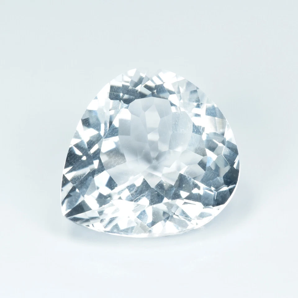 4.65Ct Pear_Eye-opening Brazilian Untreated Goshenite Beryl Gemstone - Image 1 of 1