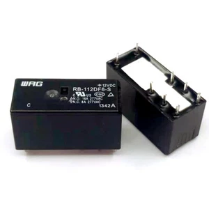 2PCS WRG RB-112DF6-S Power Relay 8-Pin 12VDC Replace RTH14012 RT314012 - Picture 1 of 1