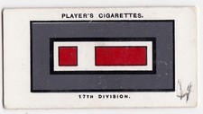 17th Northern Division Army Corps & Divisional Series I Tobacco Card #34 gdc7