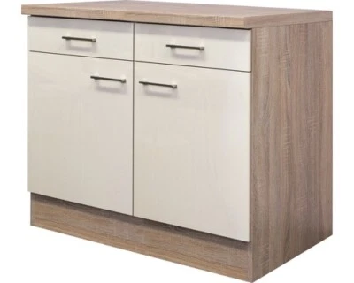 Flex Well Unterschrank mit Schublade und Drehtür Nepal BxTxH 100 x 60 x 86 cm ka - Bild 1 von 2