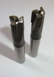 2x HM Fräser Ø 8 mm Schaft 8 mm 3 Schneiden Schaftfräser Schlichtfräser *110H* - Picture 1 of 1