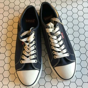 Zapatillas para hombre Levi's talla 8 lona azul 719717 Stan Buck moda Levis - Imagen 1 de 7