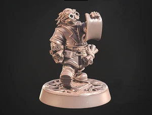 CastnPlay #815. Zwergen Mapstone Kartograph - ohne Sockel - 32 mm - Bild 1 von 3