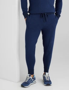Tommy John Mens Sweater Lounge Jogger, Dress Blues Heather, Size Small $125 NWT - Picture 1 of 6