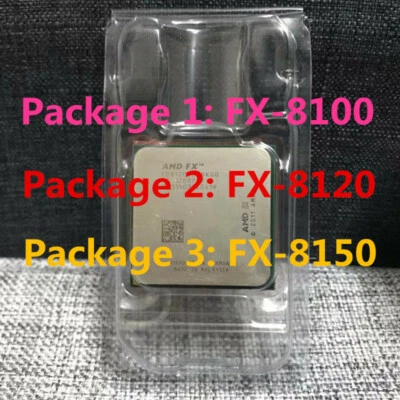 AMD FX-8100 FX-8120 FX-8150 CPU 8M Eight-Core Socket AM3+ FX Processor - Bild 1 von 3