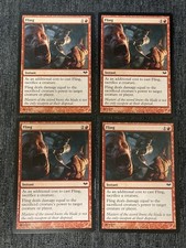 Magic the Gathering MTG. Fling x4. Dark Ascension   NM/LP