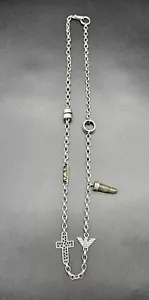 Emporio Armani Sterlingsilber Original Halskette mit 6 Anhängern/Italien - Bild 1 von 15