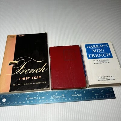 3 French Language Books , Disctionaries, Translations, Etc. - Image 1 of 4