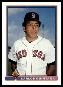 1991 Bowman Carlos Quintana Boston Red Sox #126 - Picture 1 of 2