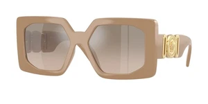 Versace Sunglasses VE4478U 549961 Beige/Brown Gradient Grey Mirror Silver Lens - Picture 1 of 1