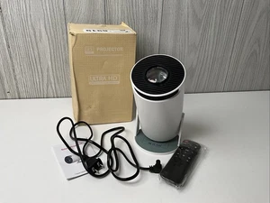 Mini Proiettore con WIFI 6 e Bluetooth 4K 1080P Supporto Portatile - Bianco - Foto 1 di 7