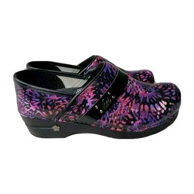 Zapatos Sanita Koi para mujer talla 8 zuecos multicolor charol COMO ESTÁN Foto 1 de 4