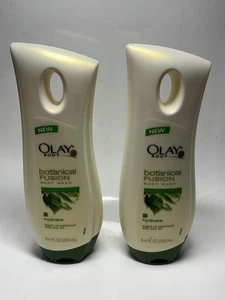 2x Olay Botanical Fusion Body Wash Scent Of Patchouli W/Soy Oil NEW HTF 8.4oz Ea - Picture 1 of 2